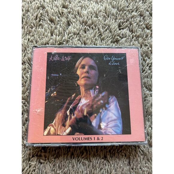 New KATE WOLF CD Set -Give Yourself to Love Vols 1-2 Live in Concert Sealed G25 - Picture 1 of 5